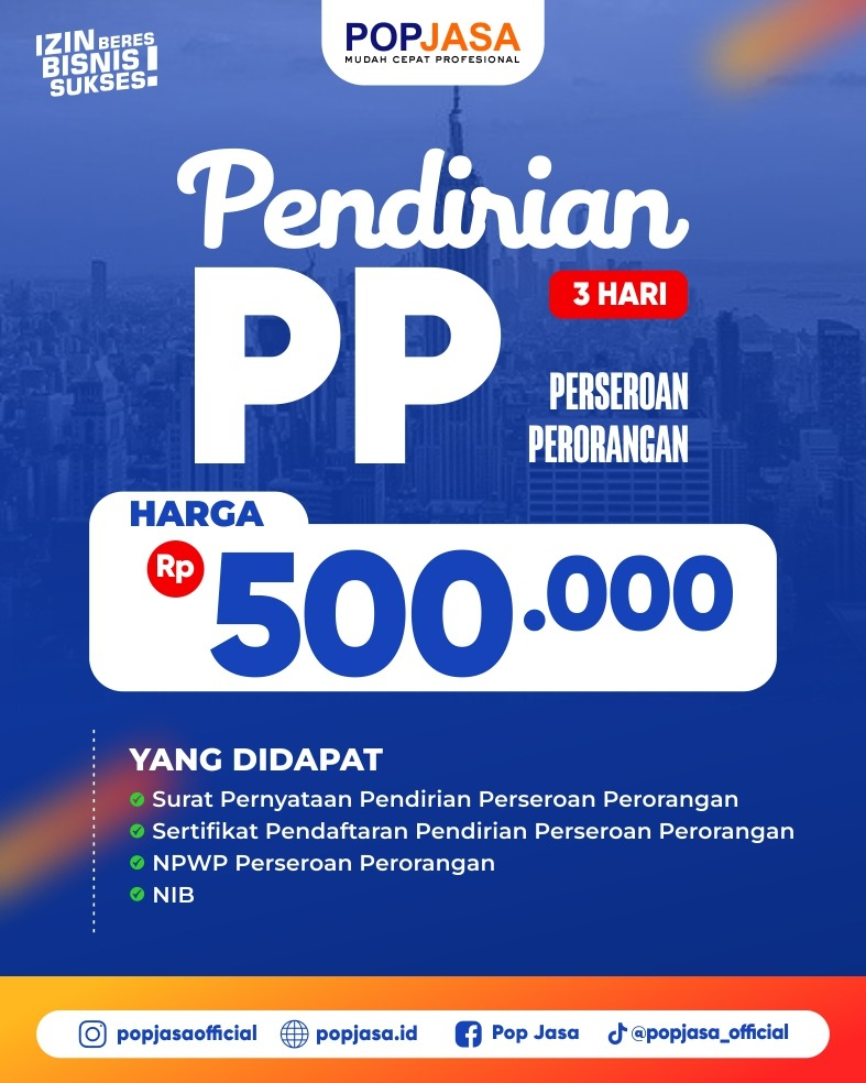 Pendirian PT Perorangan